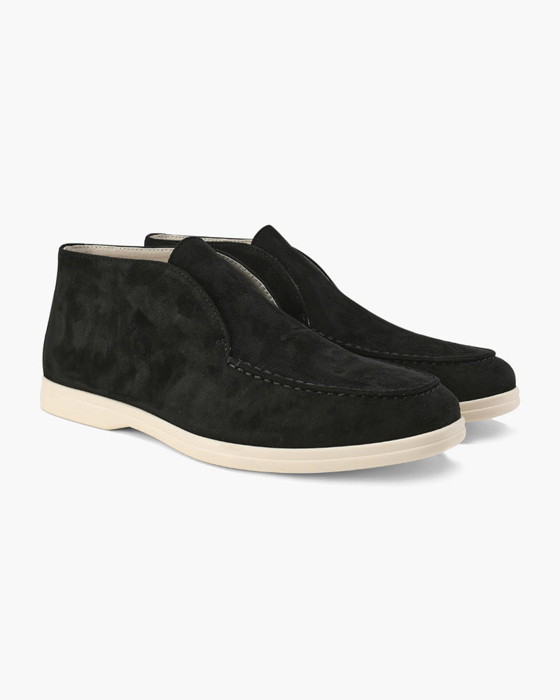 Hoge Suede Loafers